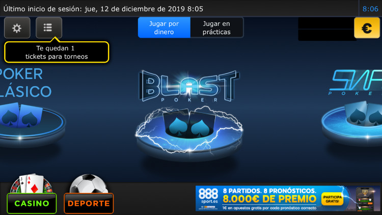 Blast Poker en Movil