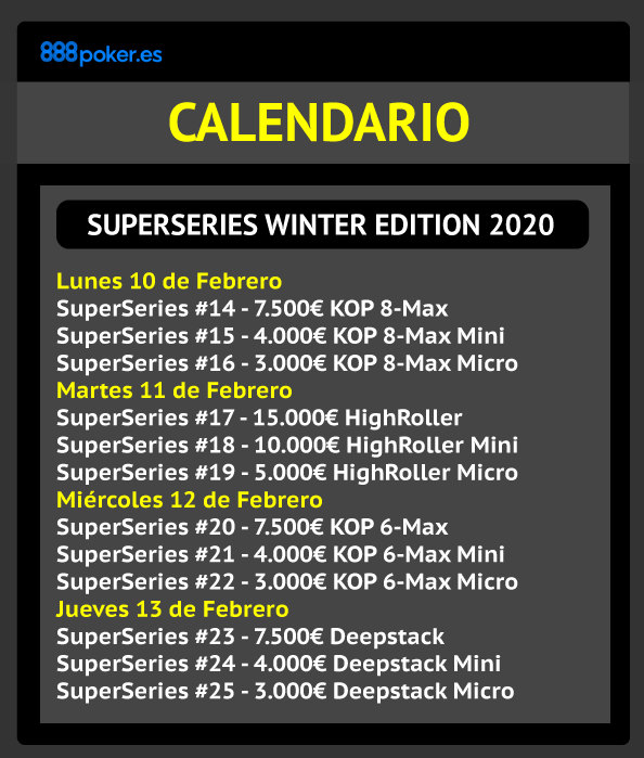 SuperSeries 888 Winter Edition 2020