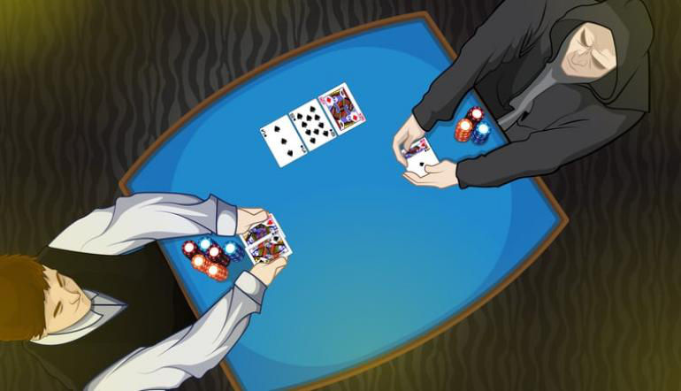 Poker en mesa heads up