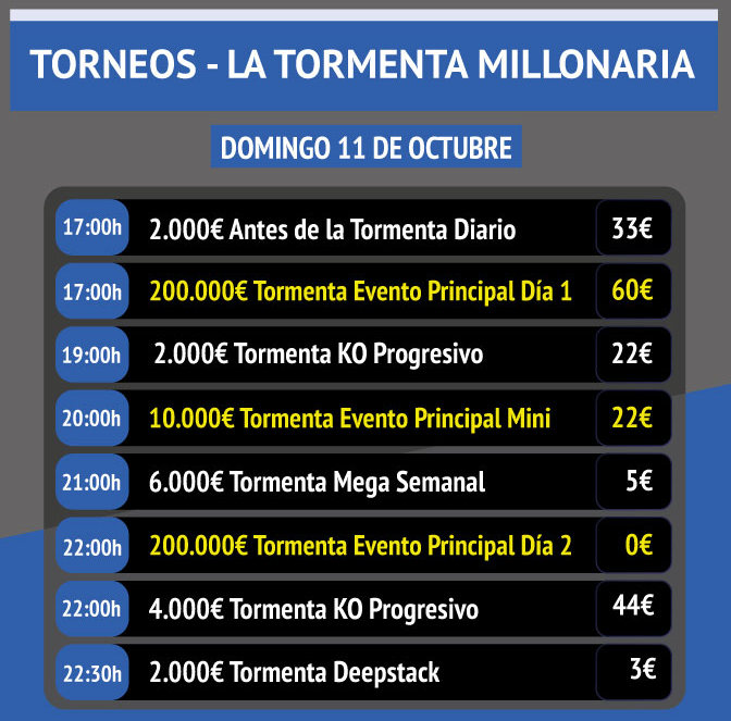 Domingo 11 de Octubre