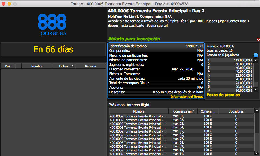 Evento Principal Tormenta Millonaria