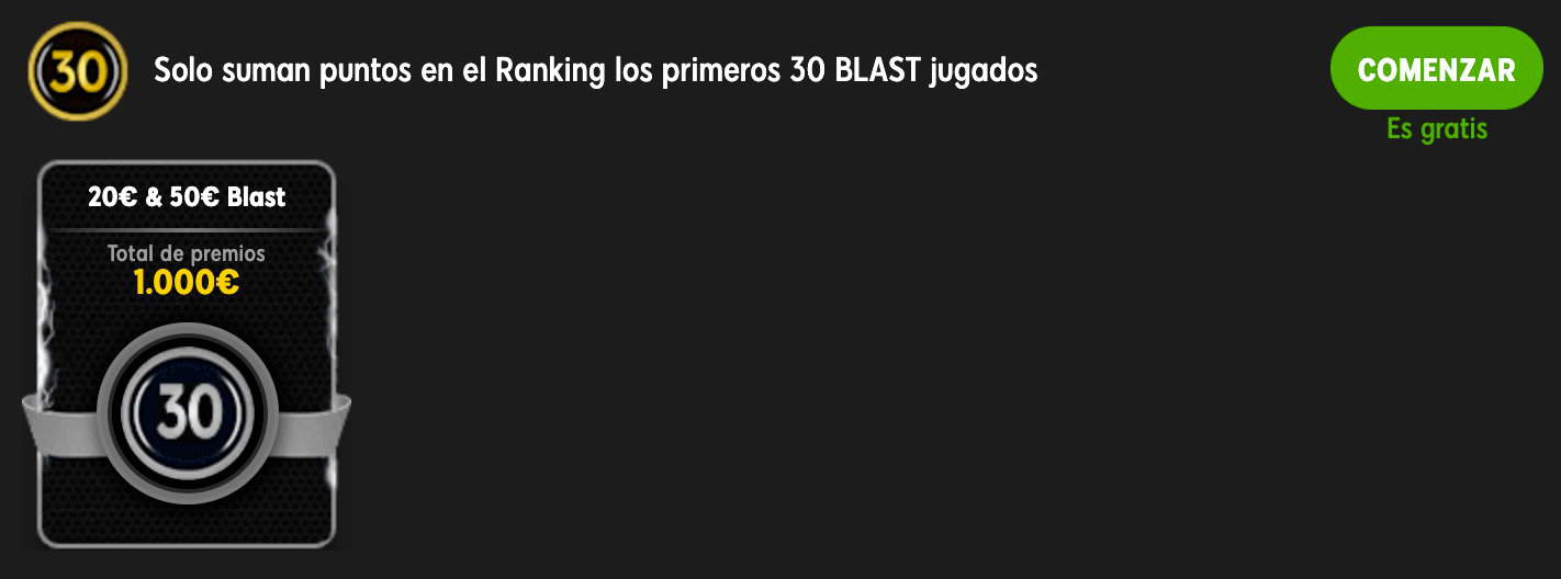 Blast Rankings 20
