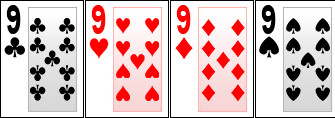 Baraja de cartas de poker nueves