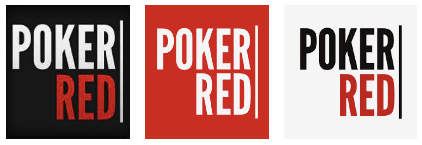 Los logos de poker-red