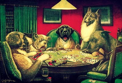 Cuadro de jugando al Poker | 888 Poker