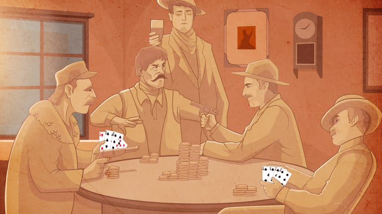 Manos de poker en el Oeste y call