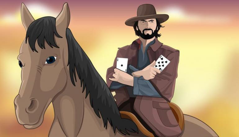 Cowboys y poker alice en el Far West
