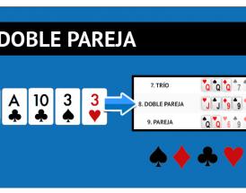 Doble pareja o two pair en el poker