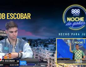 Rob Escobar en Noche de Poker