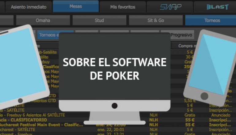 Sobre el software de poker online
