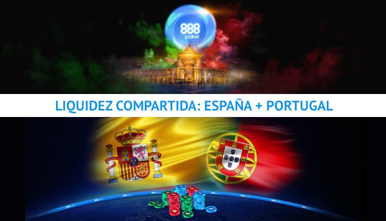 888poker Liquidez Compartida España y Portugal