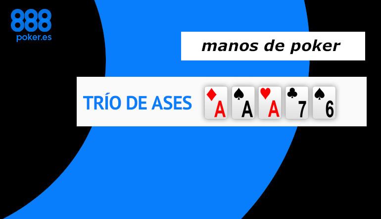 Trio De Ases La Mano De Poker 8 Poker