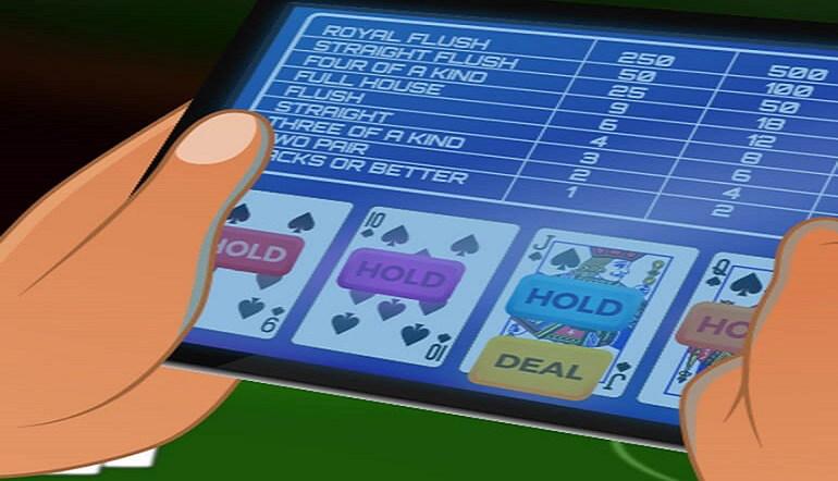 Videopoker; mezcla entre el poker y las slots
