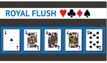 Royal Flush o escalera de color en Poker