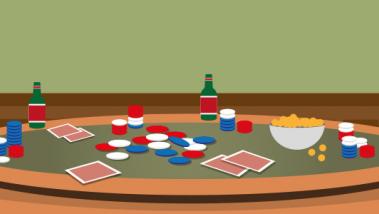 Jugar al poker con amigos