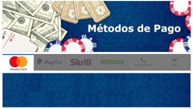 Mastercard como método de pago en poker