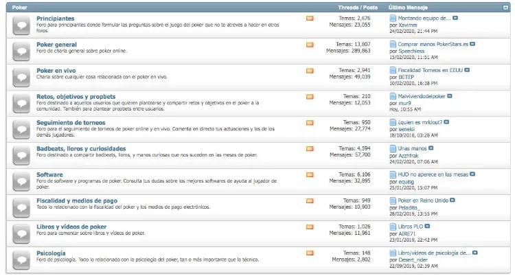 Foro de Poker