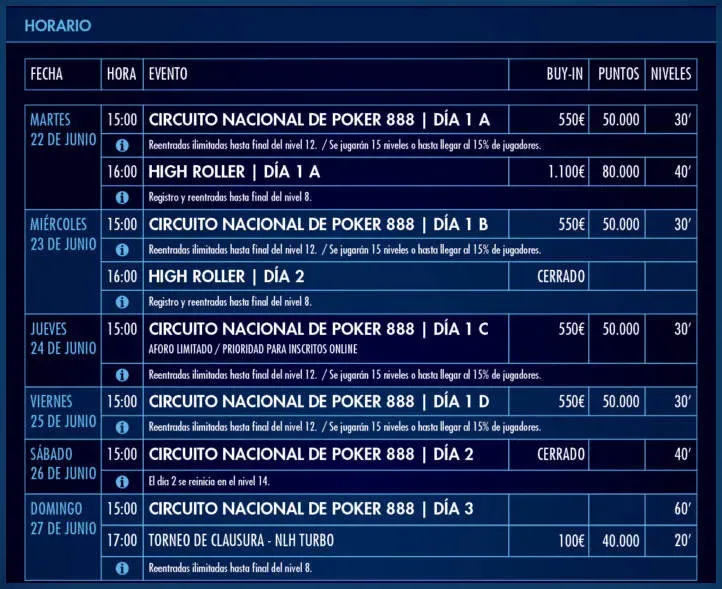 Calendario CNP 888