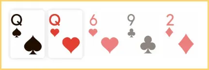 Pareja y carta alta