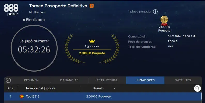 Torneo Pasaporte Definitivo